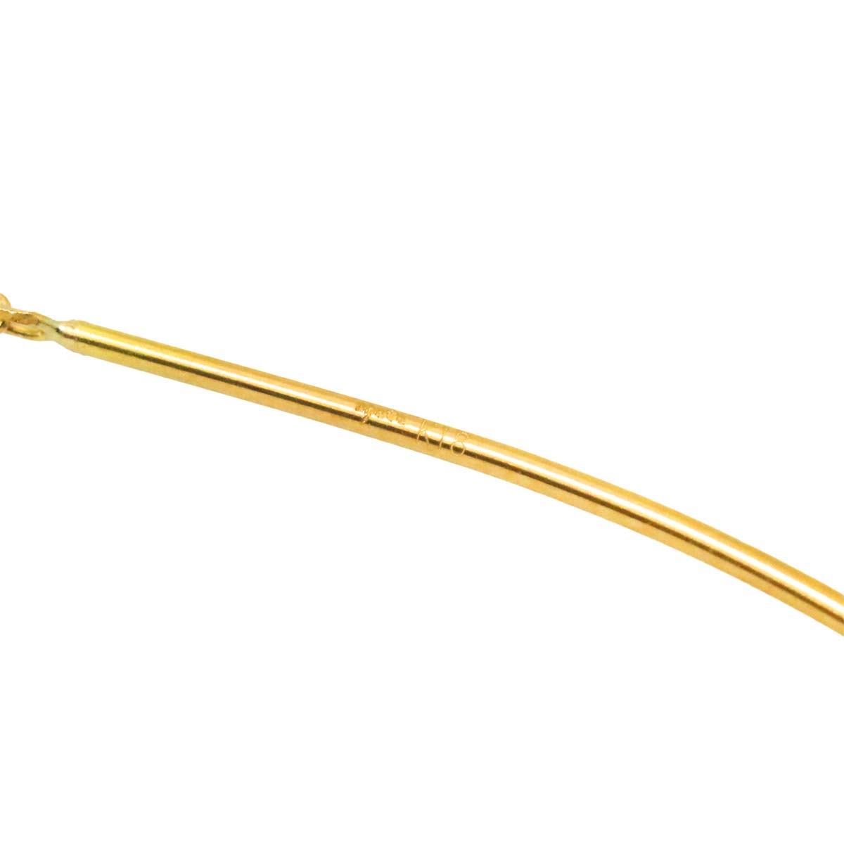 Hook Earrings Pierced K18 YG 750