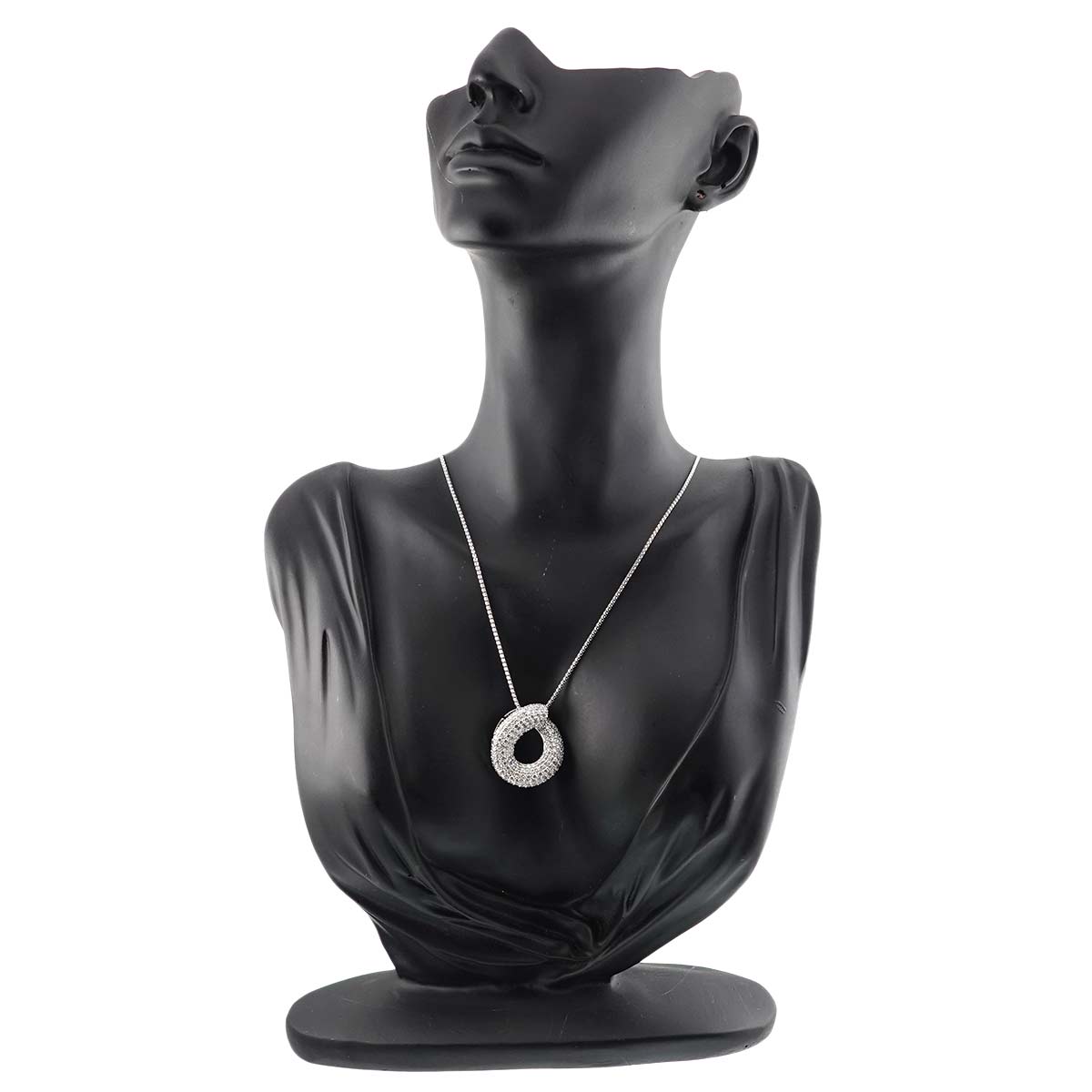 Diamond 3.00ct Necklace 18K WG White Gold 750
