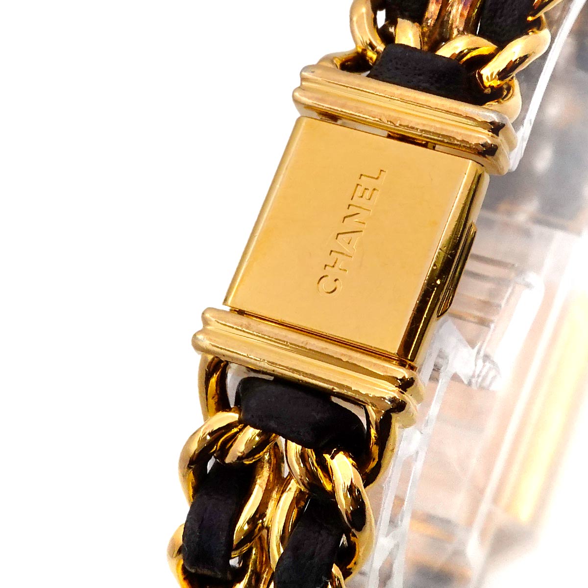 Premiere Size L H0001 Vintage Quartz Black Dial Ladies Watch