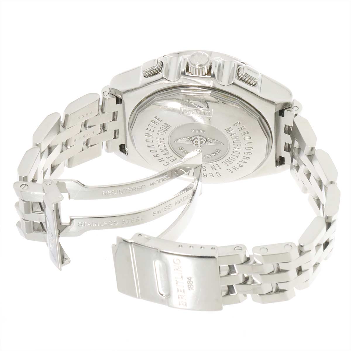 Crosswind Big Date A44355 Chronograph White Dial Mens