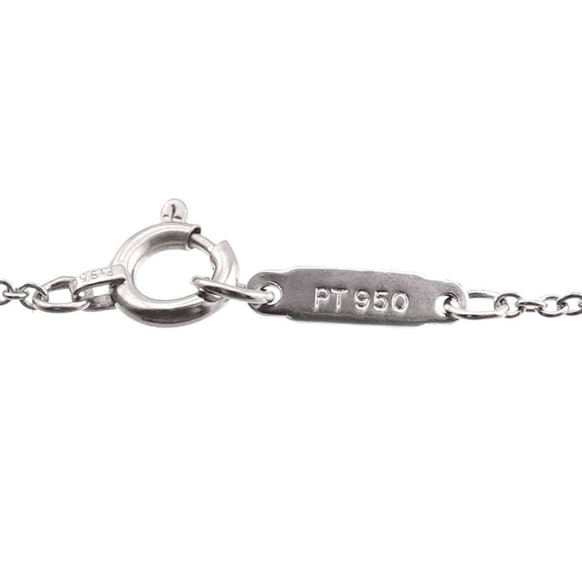 Horseshoe Diamond Necklace Platinum