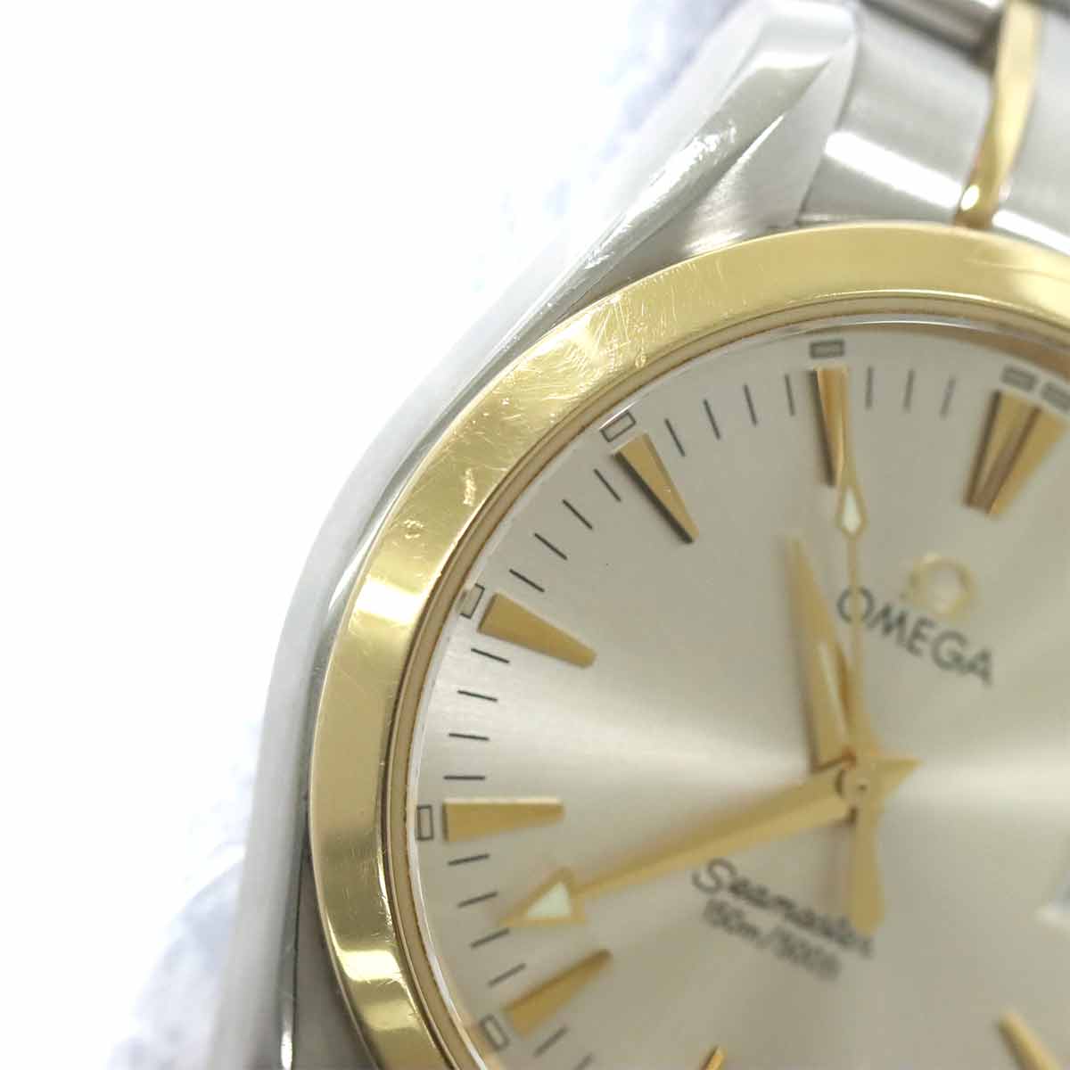 Seamaster Aqua Terra 2318.30 Date Quartz YG Mens Watch