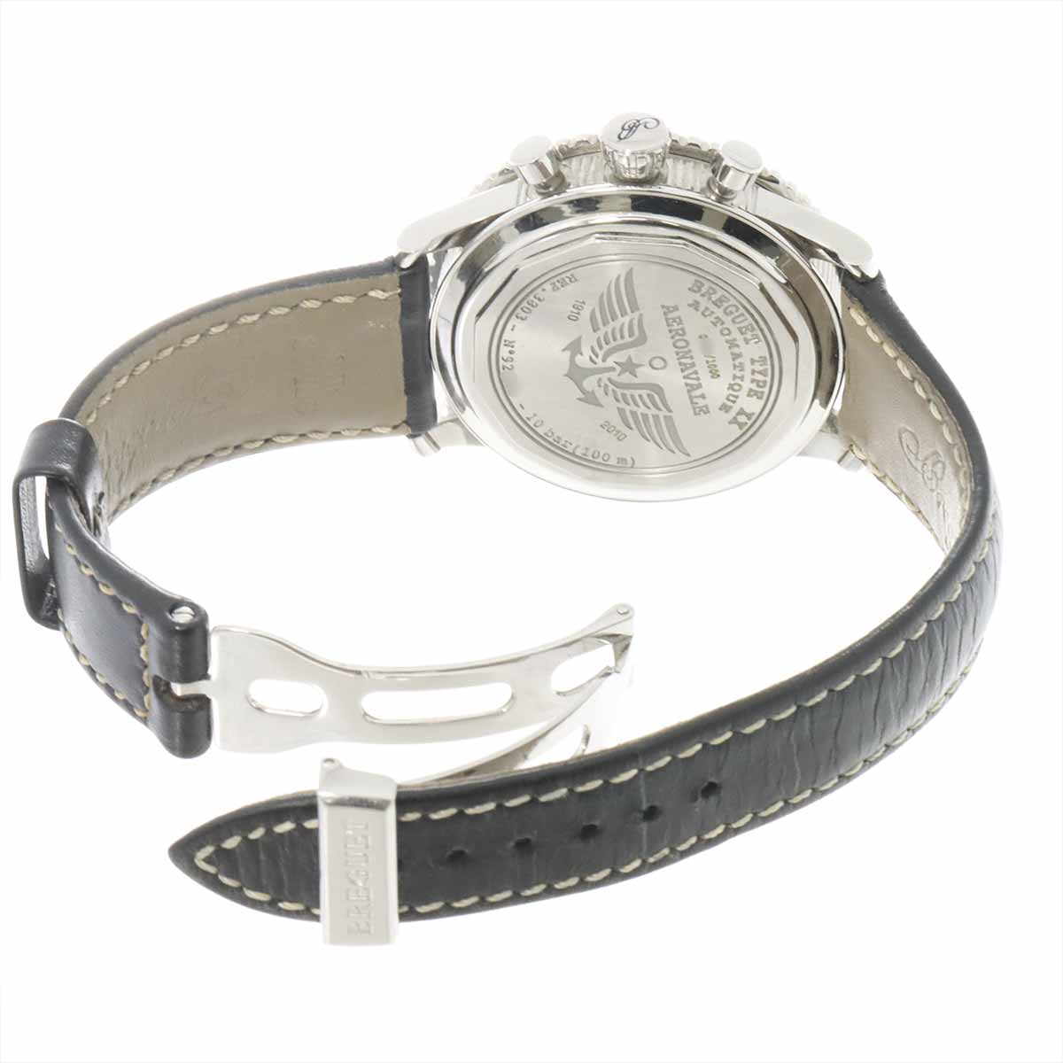 Aeronavale 3803 Automatic Chronograph Black Dial Mens Watch