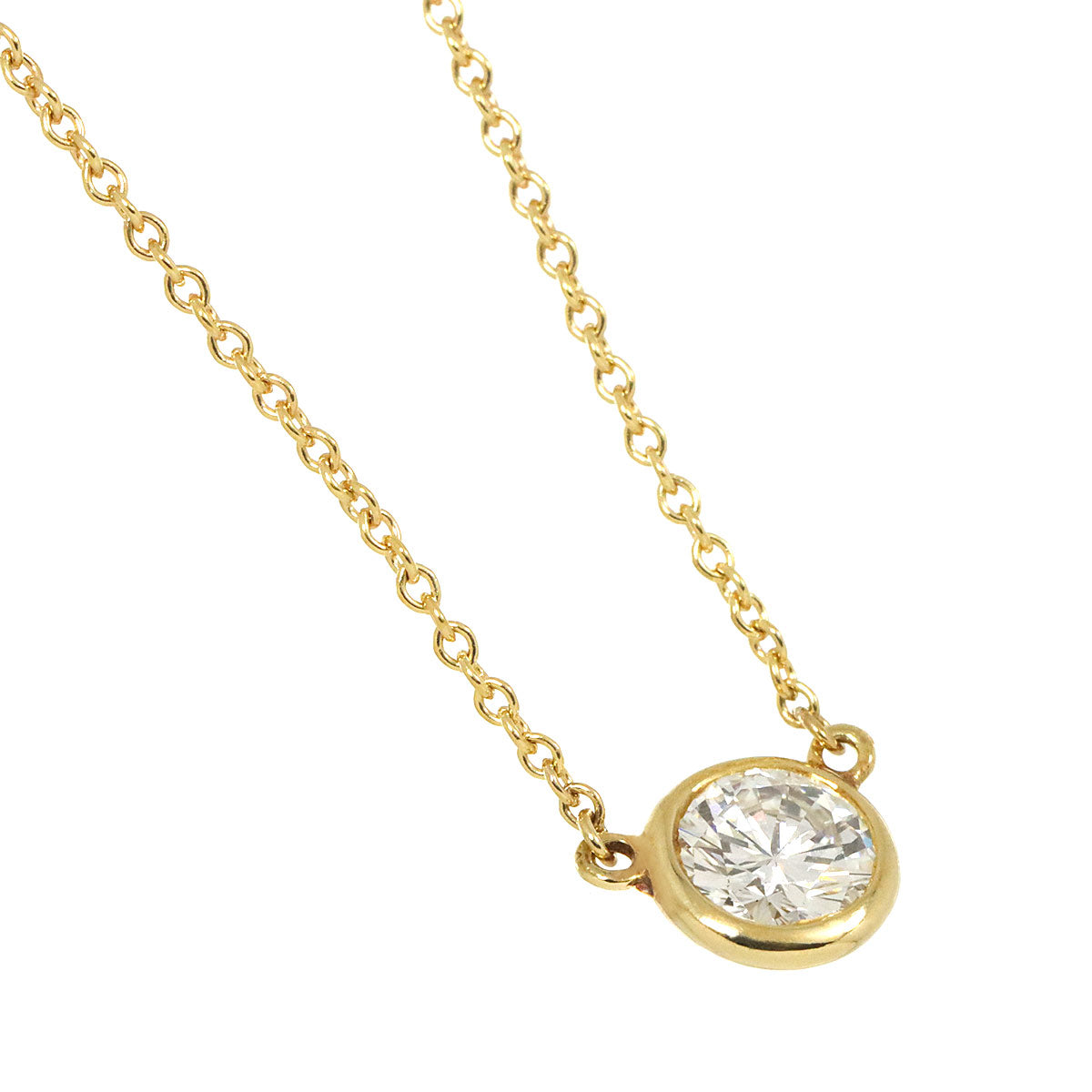 By The Yard Diamond Necklace 18K YG 750