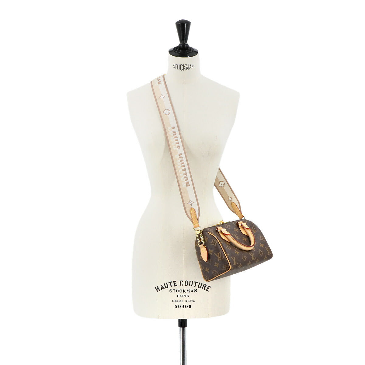 LOUIS VUITTON Monogram Speedy Bandouliere 20 2way Shoulder Bag M46222