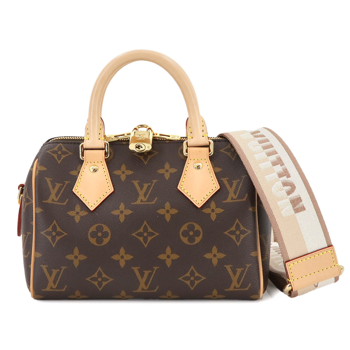 LOUIS VUITTON Monogram Speedy Bandouliere 20 2way Shoulder Bag M46222