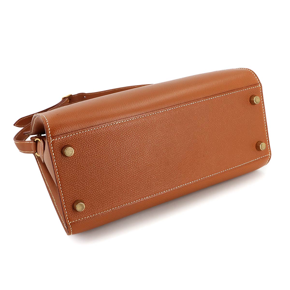 Kelly Sport MM Shoulder Bag Couchevel Epsom Gold Purse 90276904..