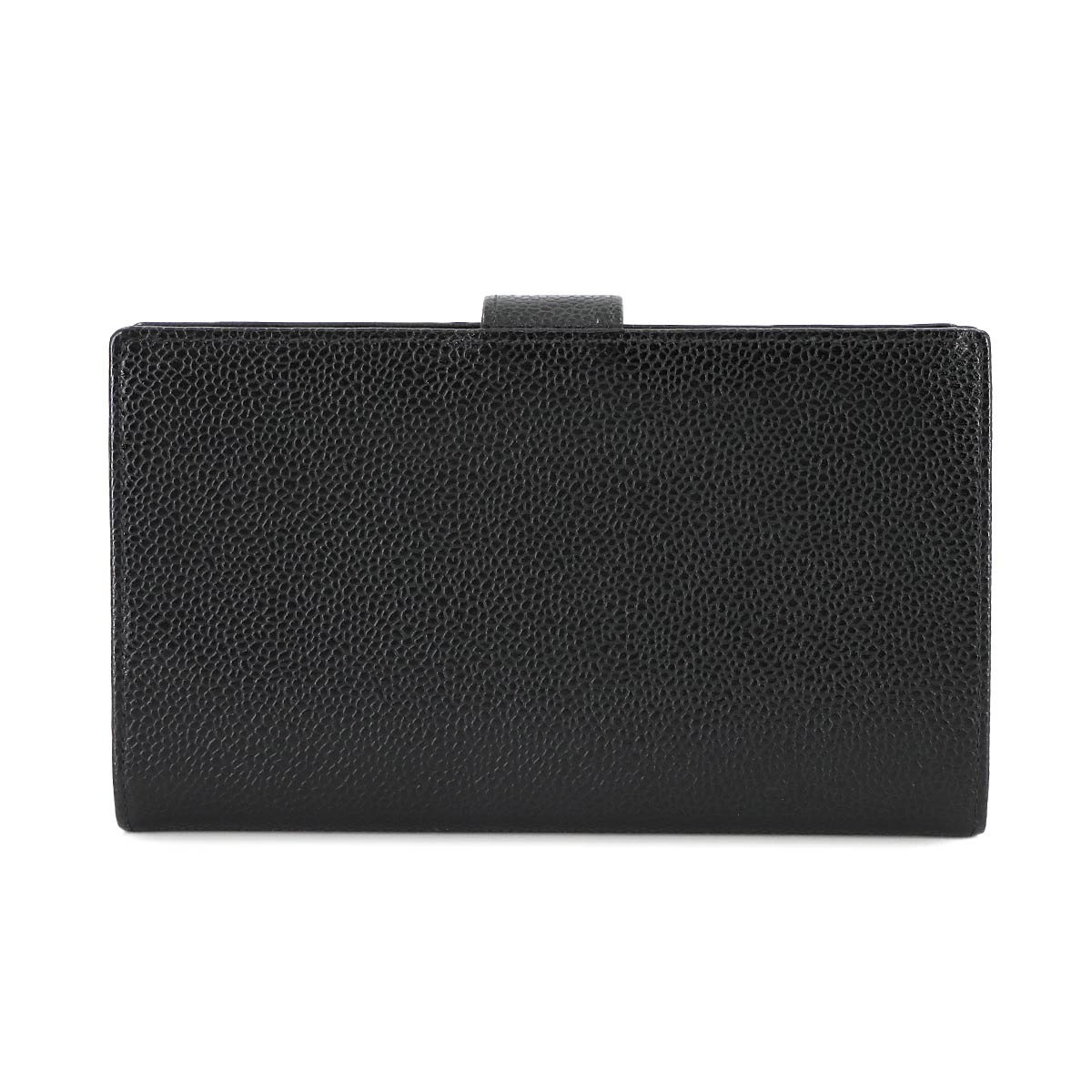 Long Wallet Leather Black A13498 Coco Logos Vintage