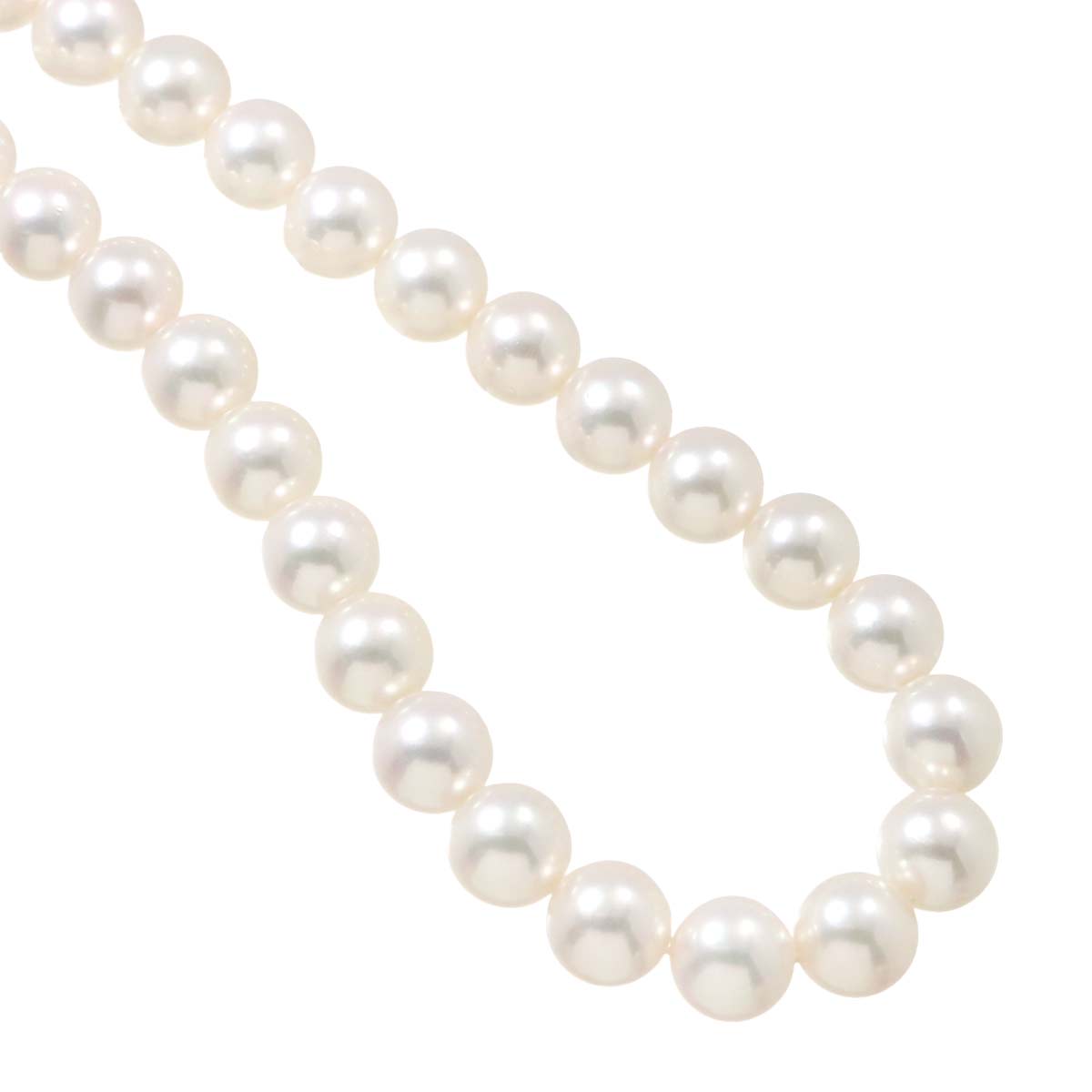 Akoya Pearl 7.5-7.0mm Necklace SV Silver