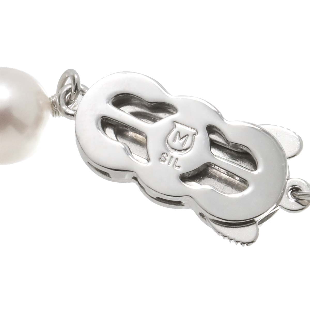 Akoya Pearl 7.5-7.0mm Necklace SV Silver