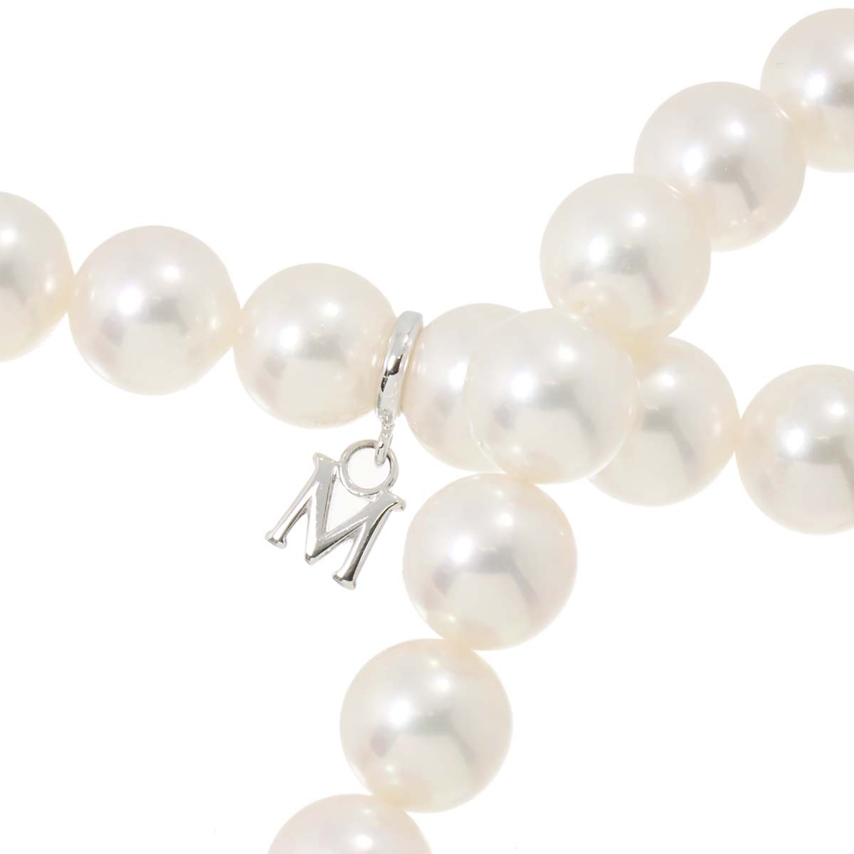 Akoya Pearl 7.5-7.0mm Necklace SV Silver