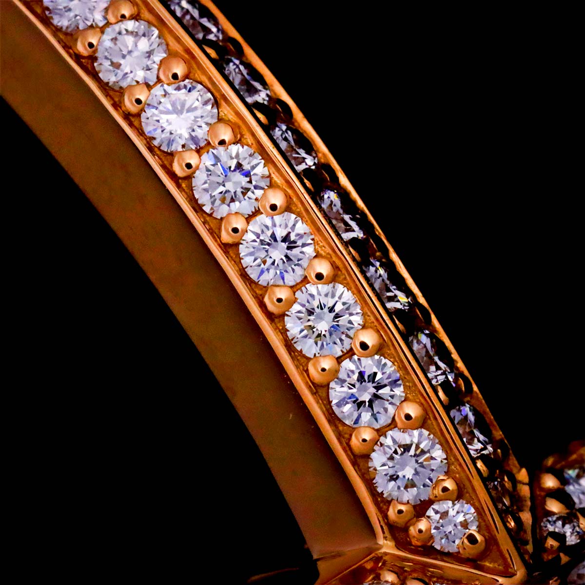 TIFFANY Co. T One Full Diamond 4.37ct Bracelet 18K PG 750