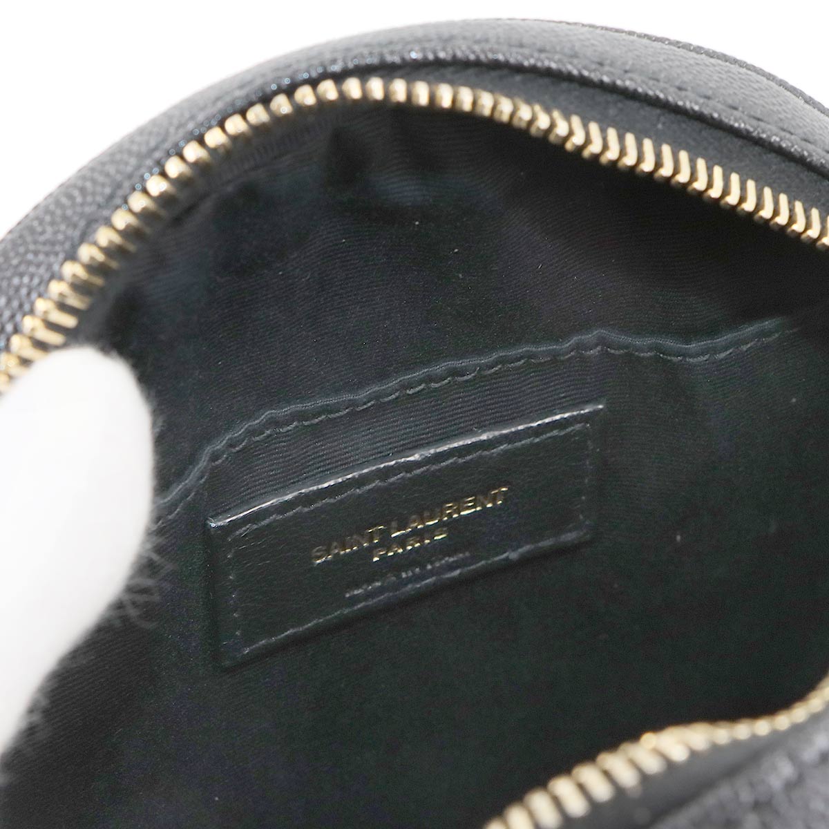 Vinyle Round Camera Shoulder Bag Leather 610436