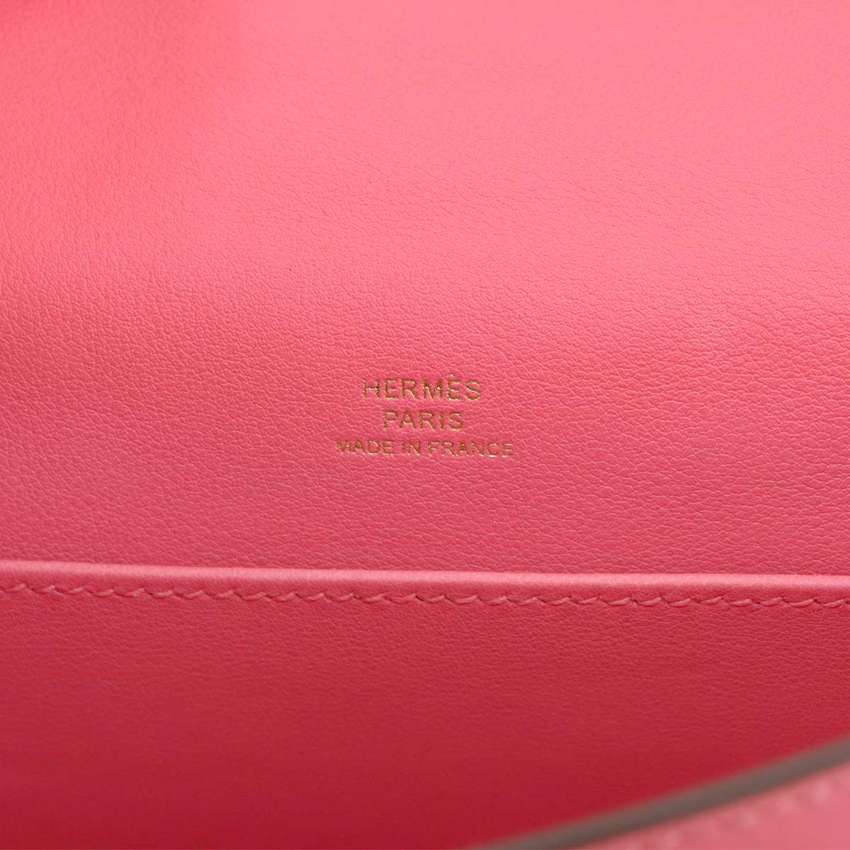 Pochette Kelly Hand Bag Swift Leather Rose Azalee Pink 90277572