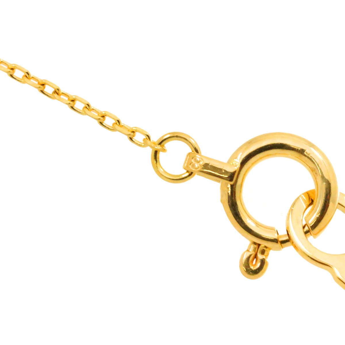 Vendome Aoyama Diamond 0.15ct Necklace 18K Yellow Gold 750