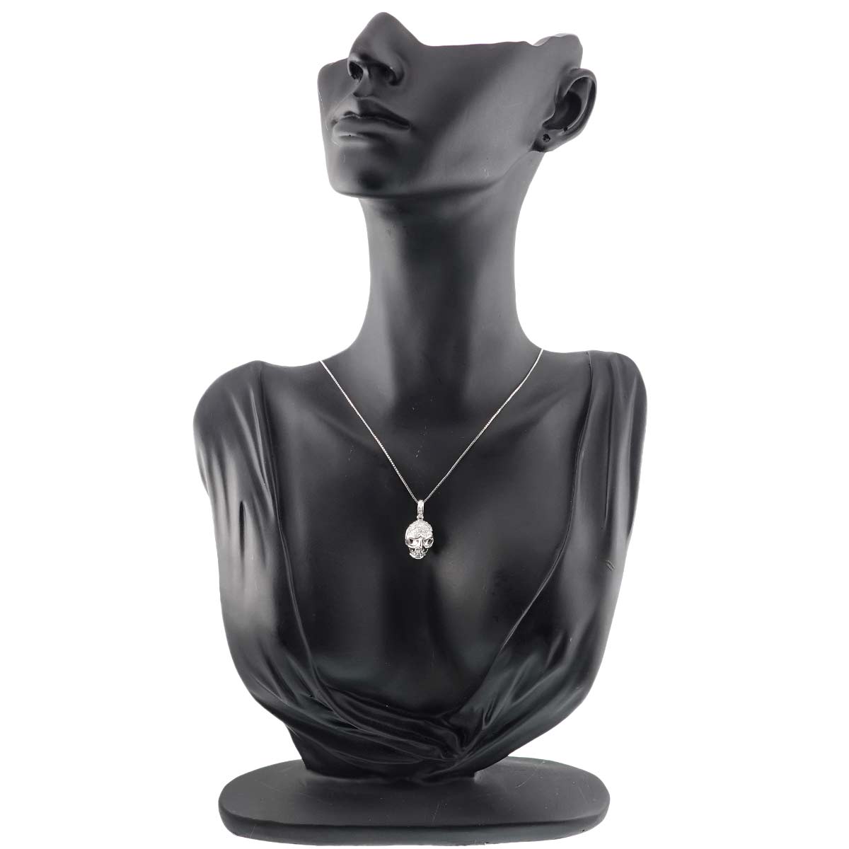 Diamond 0.62ct Necklace 18K WG White Gold 750