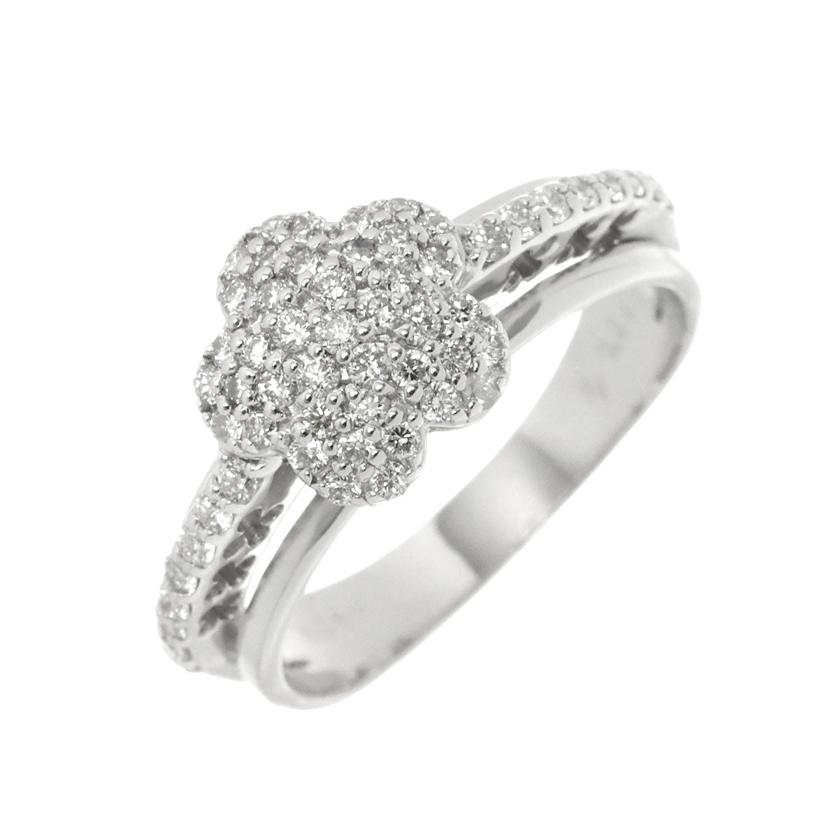 Ponte Vecchio Diamond 0.54ct Ring 18K WG 750 Size6.25-6.5(US)