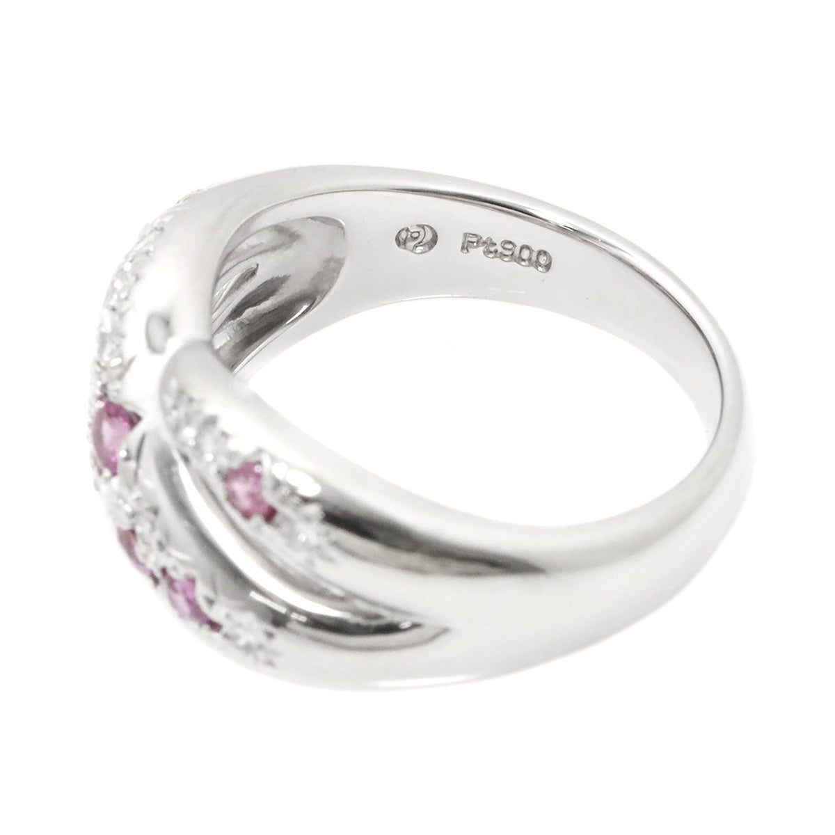 TASAKI Sapphire Diamond 0.13ct Ring Platinum size5.5-5.75(US)