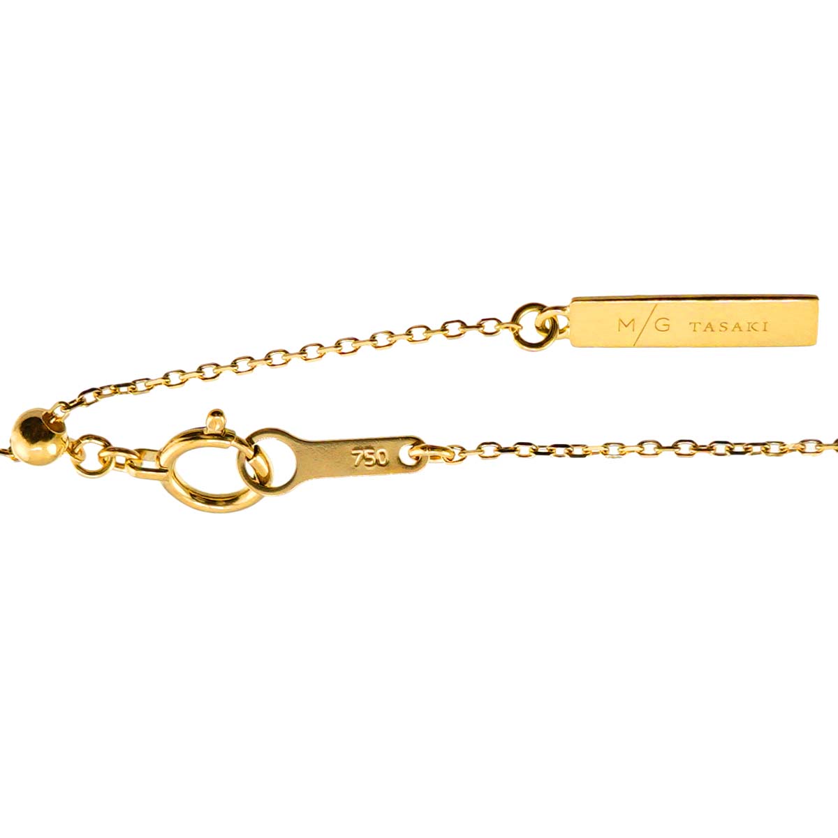 M/G Mabe Pearl 11.0mm Necklace 18K YG 750