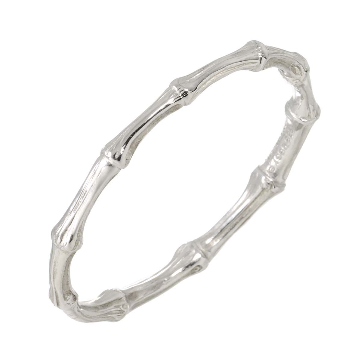 Bamboo Bangles Bracelet SV 925 Silver