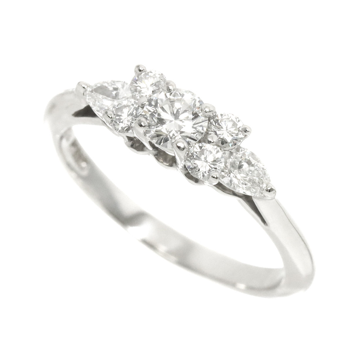 Diamond Ring Platinum size5.25-5.5(US)