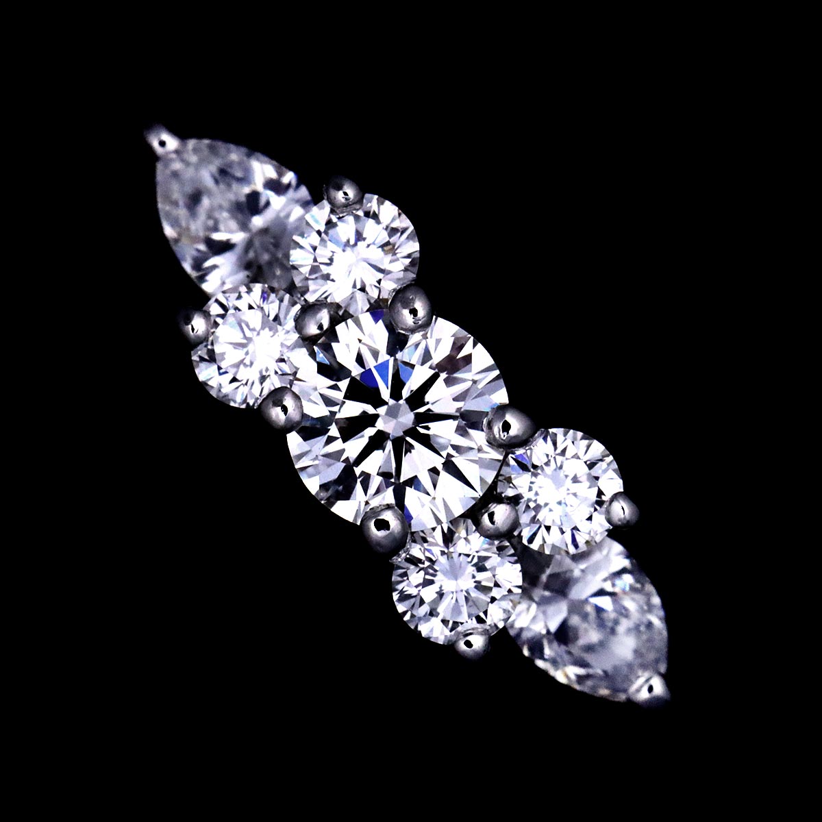 Diamond Ring Platinum size5.25-5.5(US)