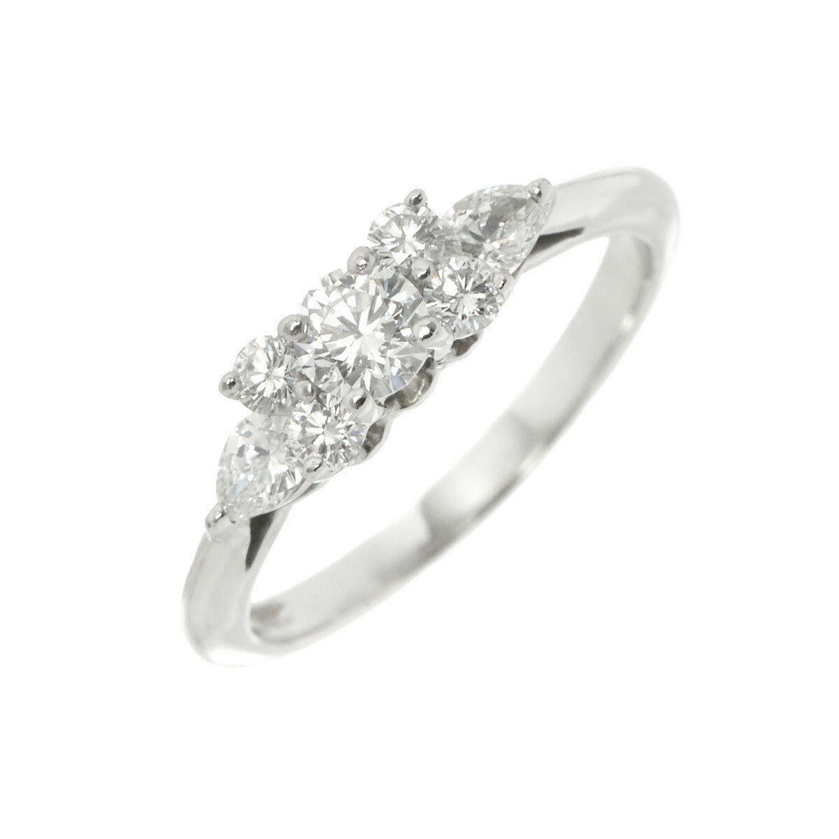 Diamond Ring Platinum size5.25-5.5(US)