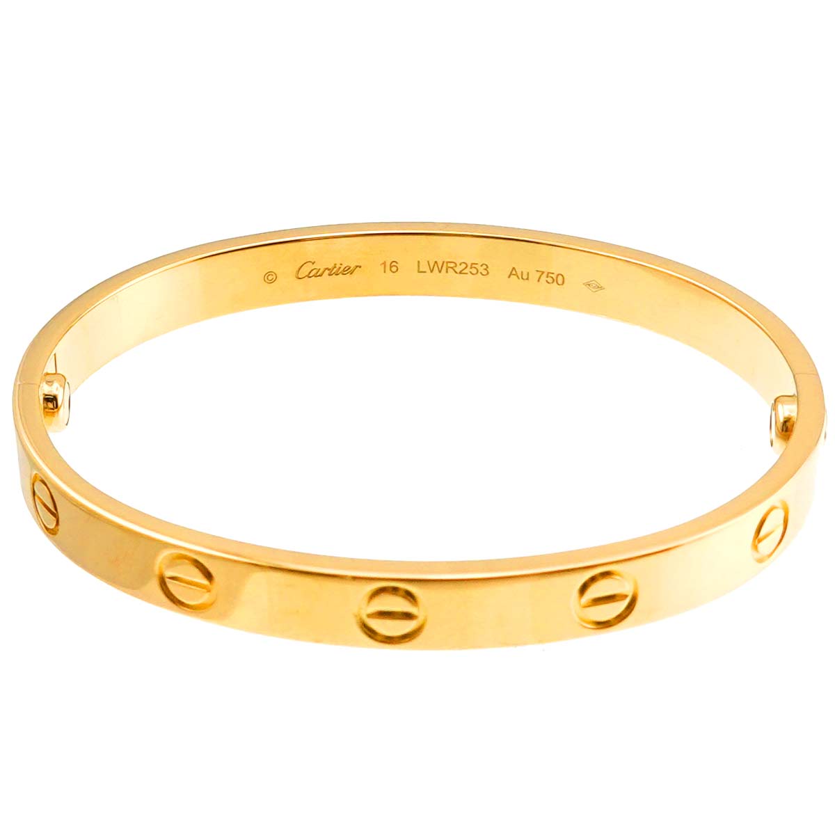Cartier Love Bracelet 18K Yellow Gold 750 Size16
