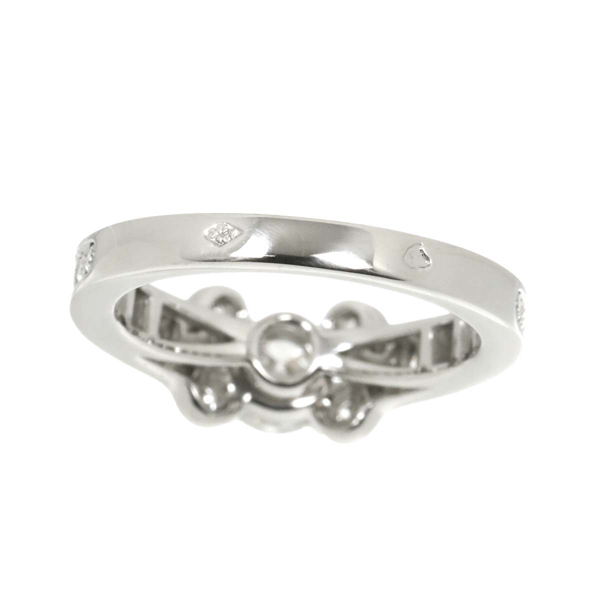 Ballerine Diamond 0.50ct H/VS1/3EX Ring Pt Size47 4(US)