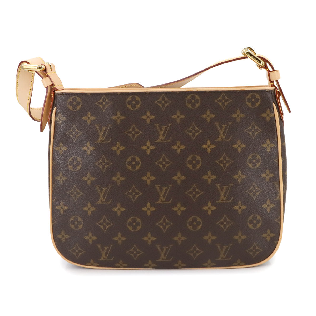 LOUIS VUITTON Monogram Hudson GM Shoulder Bag Brown M40045 purse