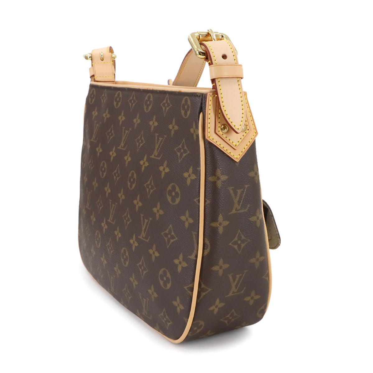 LOUIS VUITTON Monogram Hudson GM Shoulder Bag Brown M40045 purse