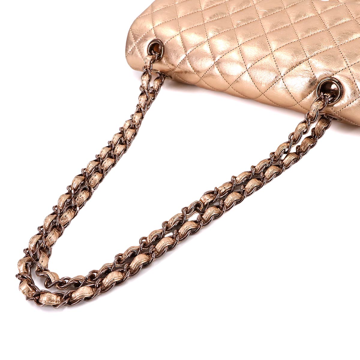 Matelasse 25 Chain Shoulder Bag Metallic Pink Limited Edition