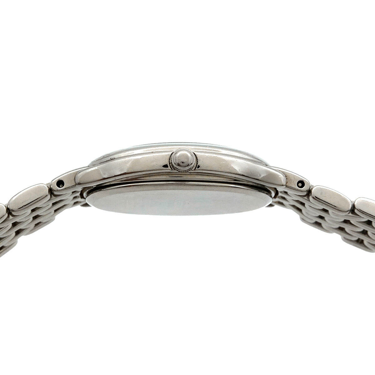 SEIKO CREDOR SIGNO 1E70-0BD0 12P Diamond Quartz Silver Dial Ladies