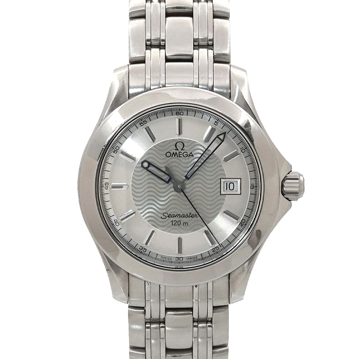 Seamaster 120 2511 31 Date Quartz Silver Dial Mens Watch