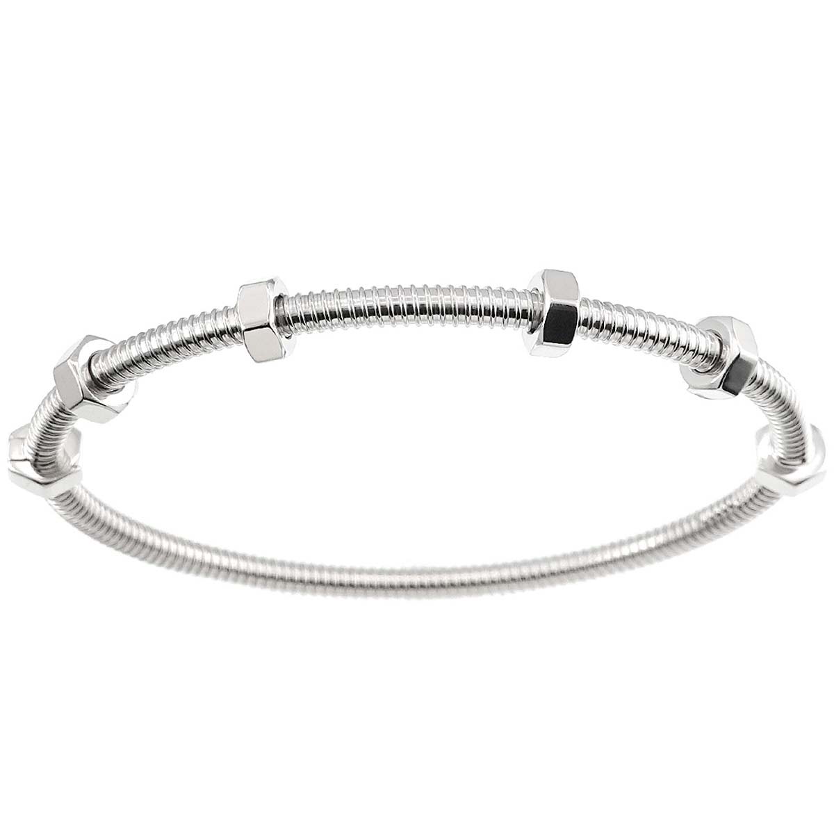 ECROU DE Bracelet 18K White Gold 750 Size18