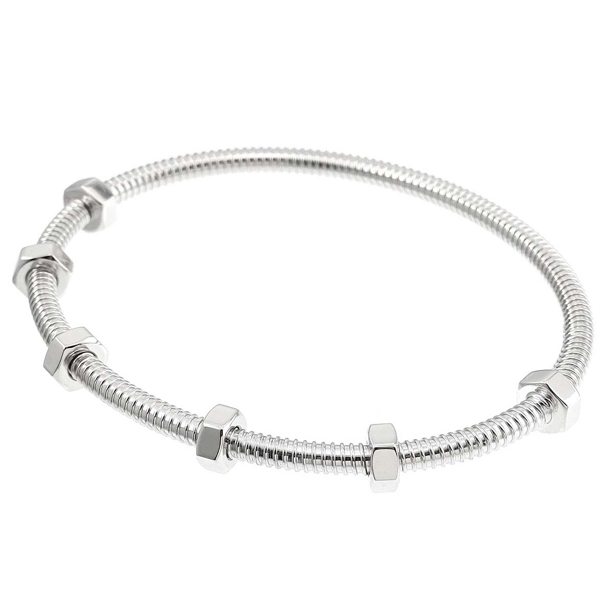 ECROU DE Bracelet 18K White Gold 750 Size18