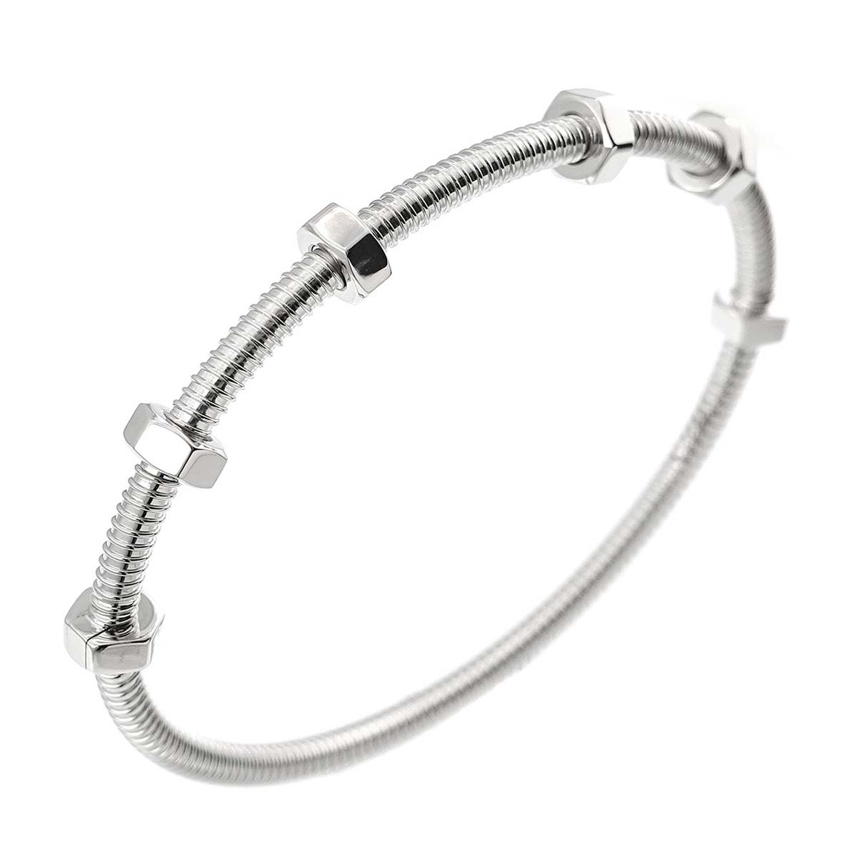 ECROU DE Bracelet 18K White Gold 750 Size18