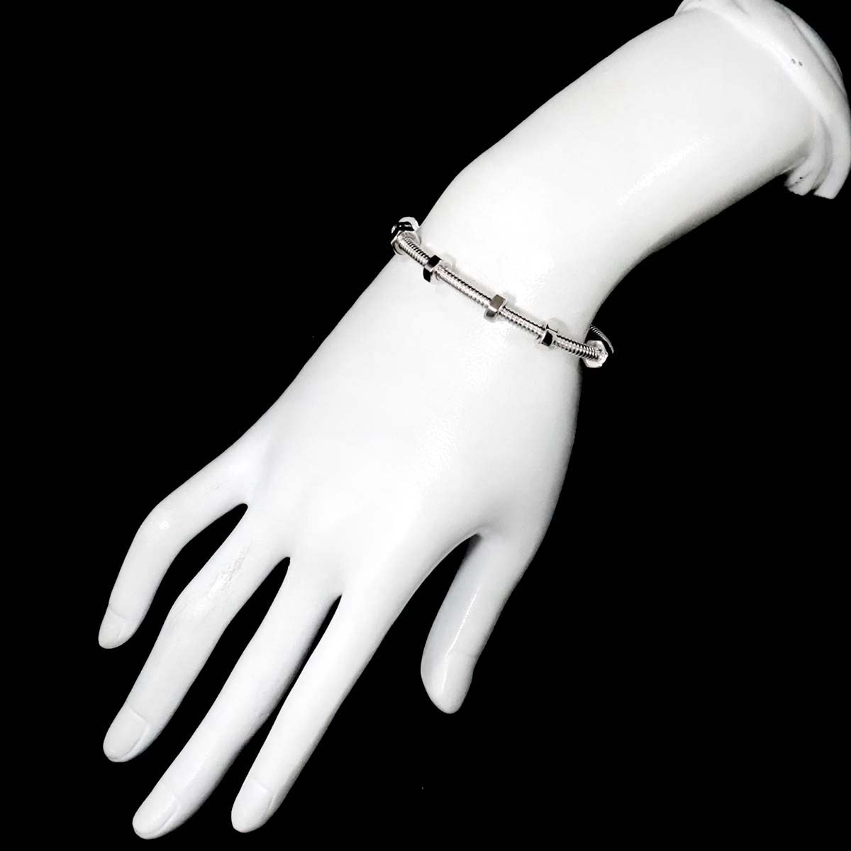 ECROU DE Bracelet 18K White Gold 750 Size18