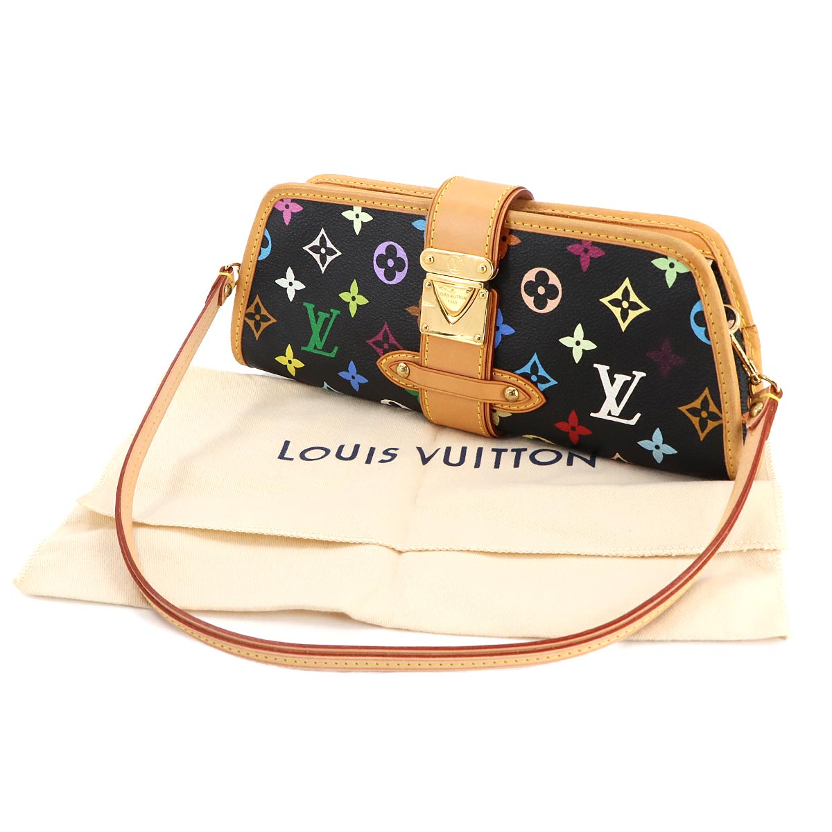 Monogram Multicolor Shirley Shoulder Bag Noir M40050 90279083