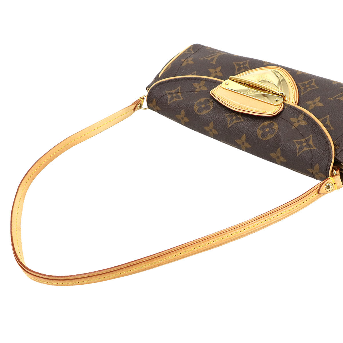 Monogram Pochette Beverly Shoulder Bag Brown M40122 Purse