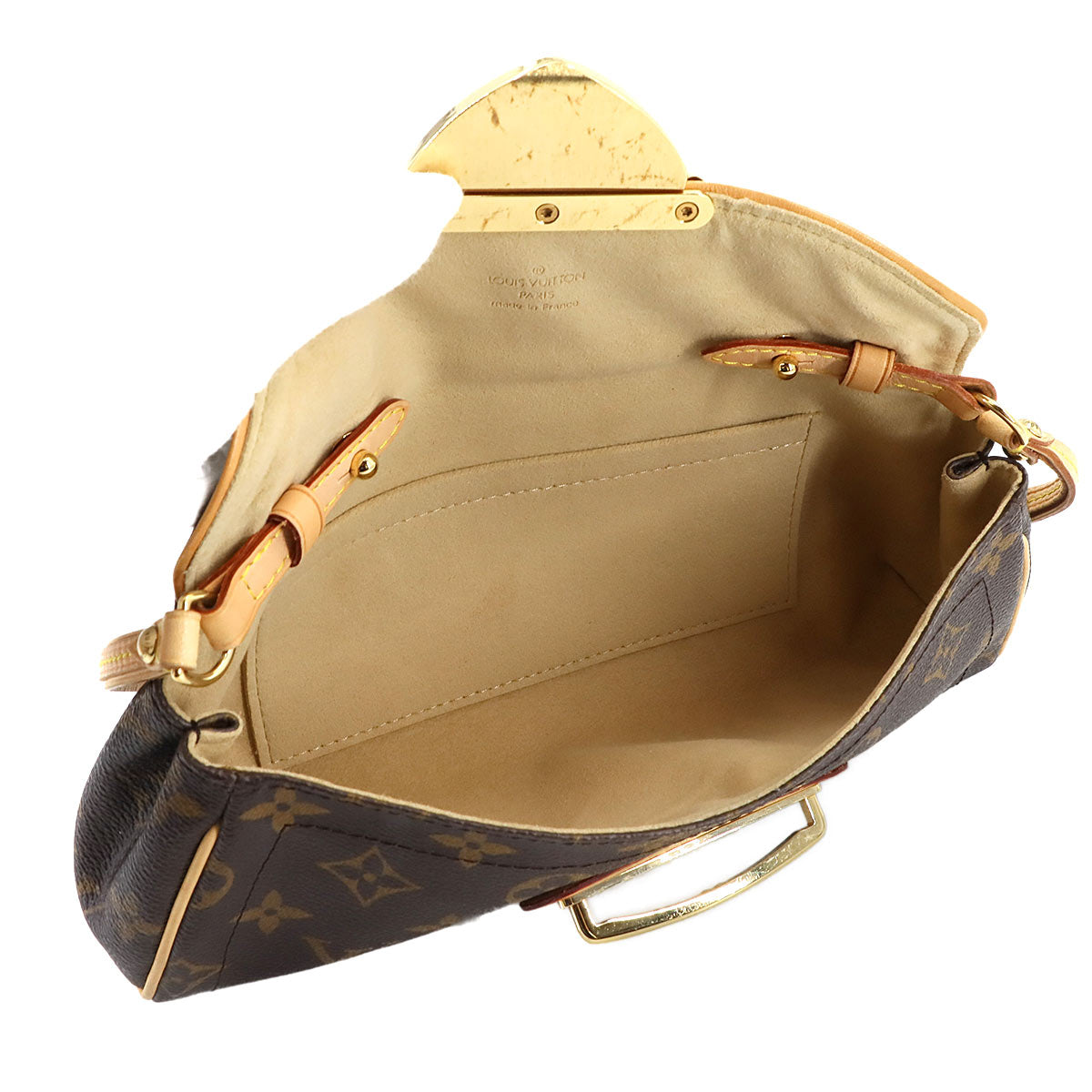 Monogram Pochette Beverly Shoulder Bag Brown M40122 Purse