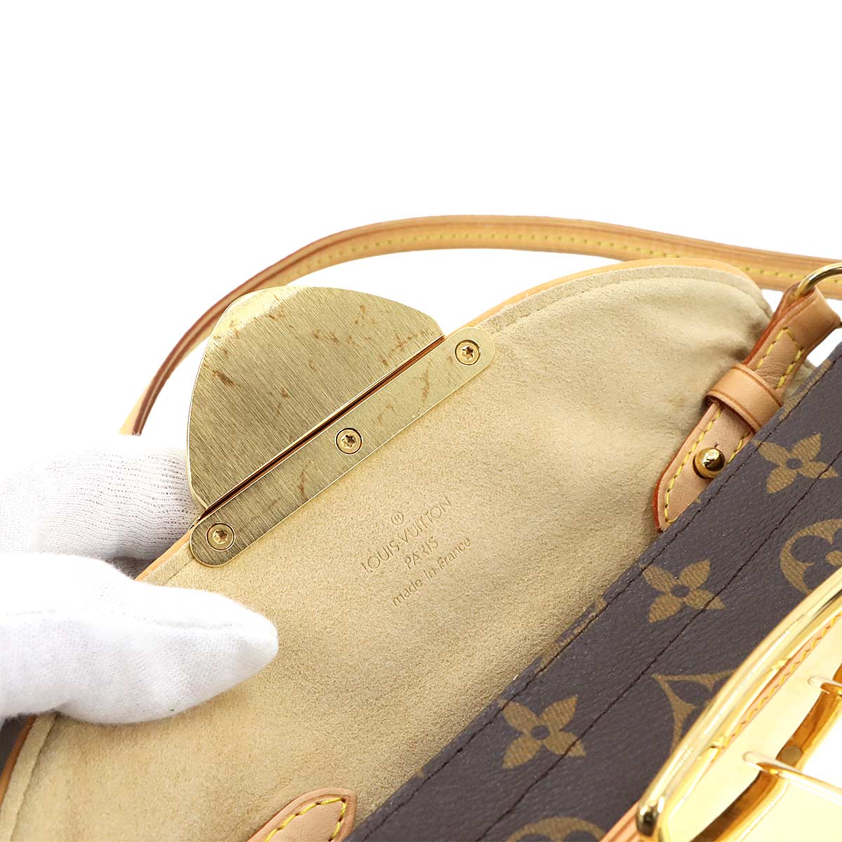 Monogram Pochette Beverly Shoulder Bag Brown M40122 Purse