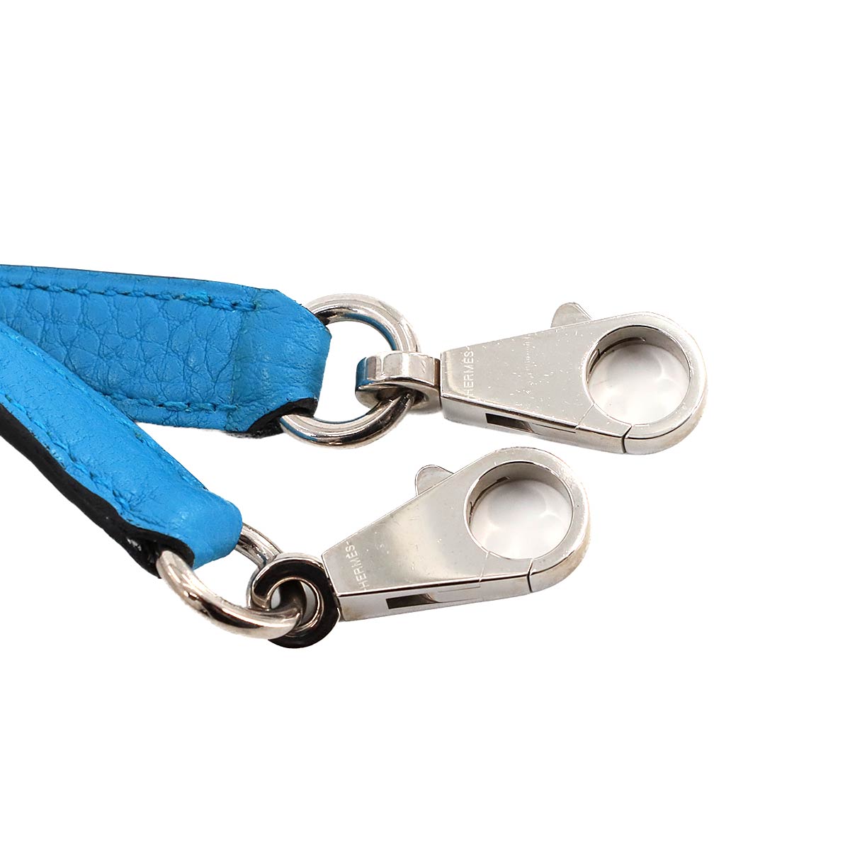 Shoulder Strap Taurillon Clemence Blue Zanzibar