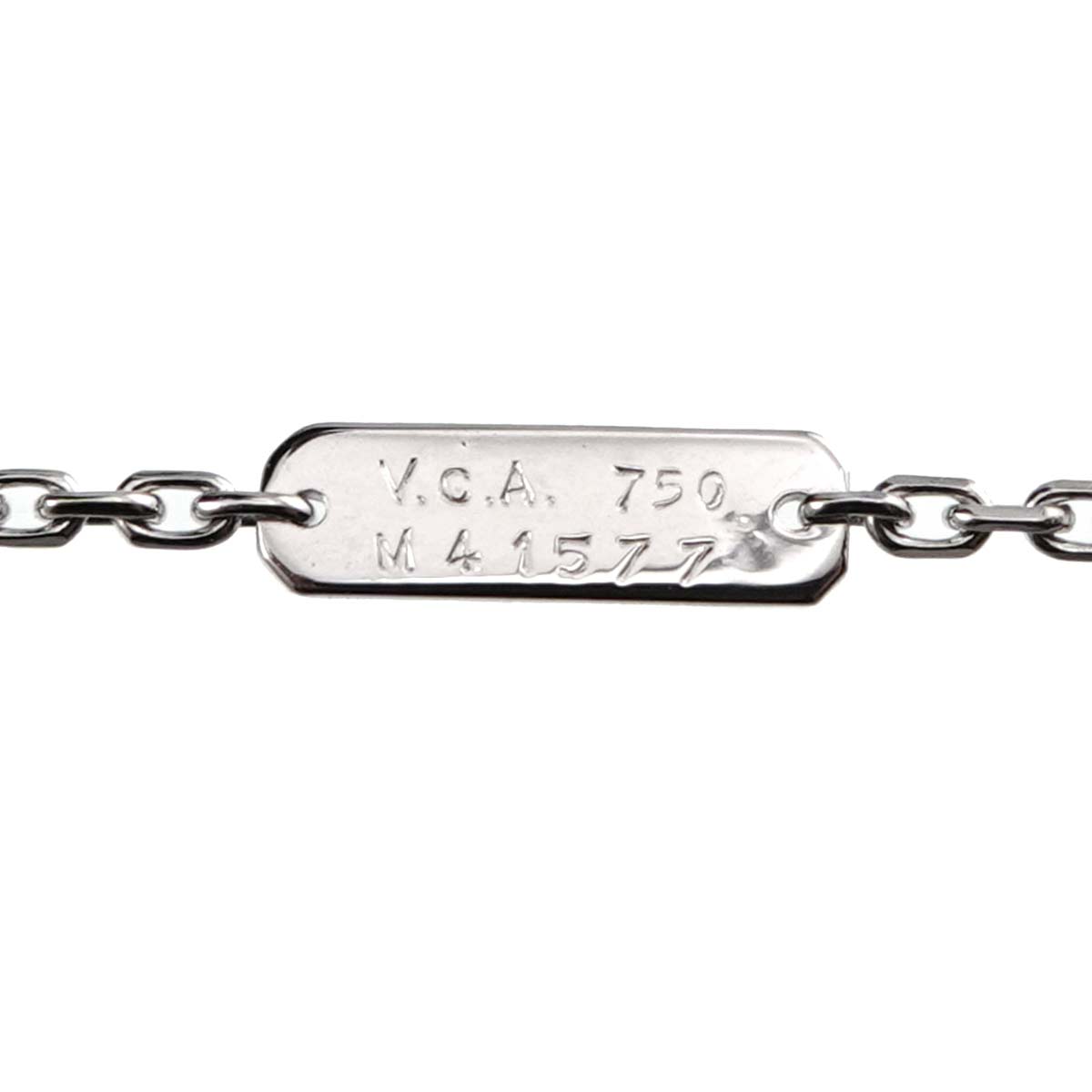 Diamond Necklace Brooch 18K White Gold 750