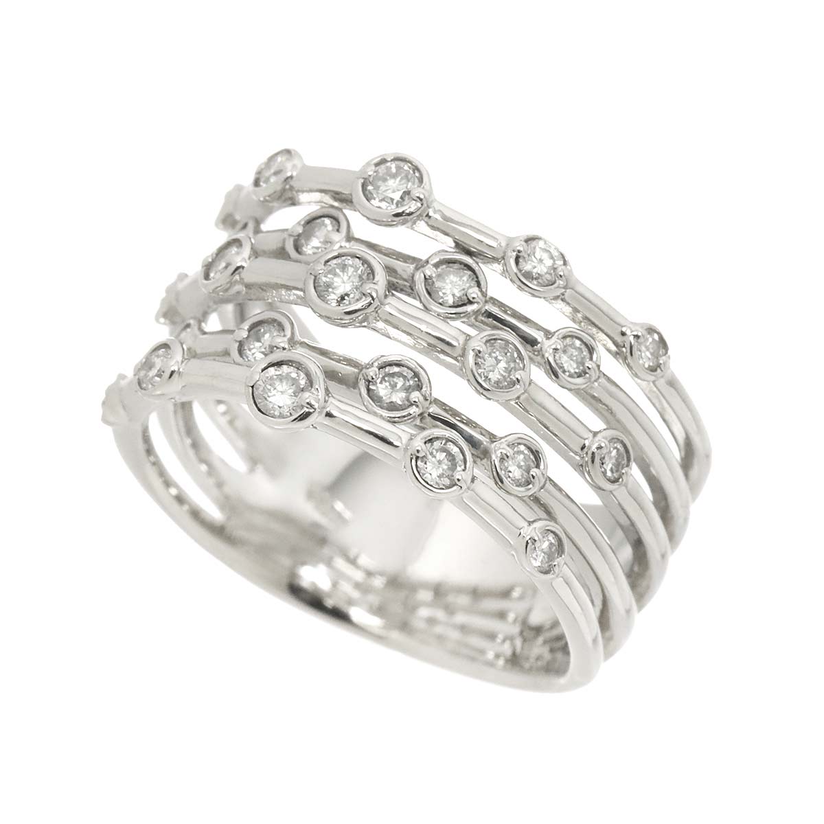 Diamond 0.50ct Ring Pt Platinum size5.5-5.75(US)