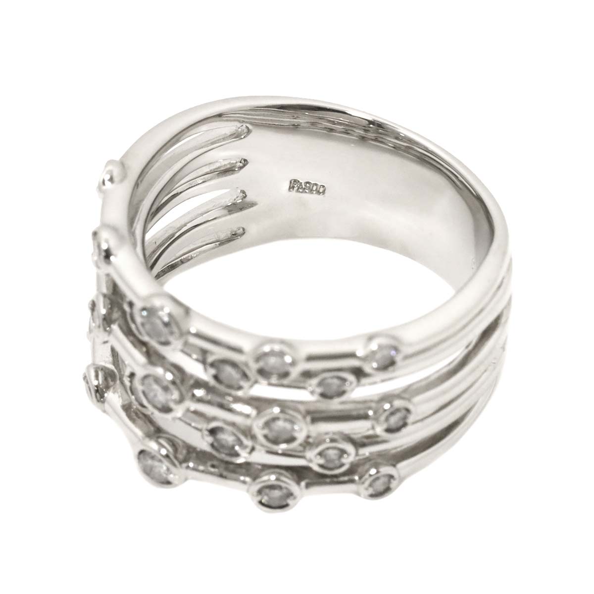 Diamond 0.50ct Ring Pt Platinum size5.5-5.75(US)