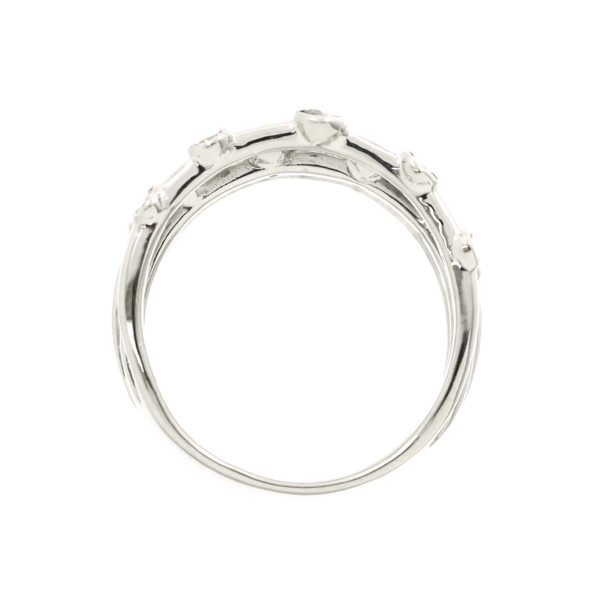 Diamond 0.50ct Ring Pt Platinum size5.5-5.75(US)