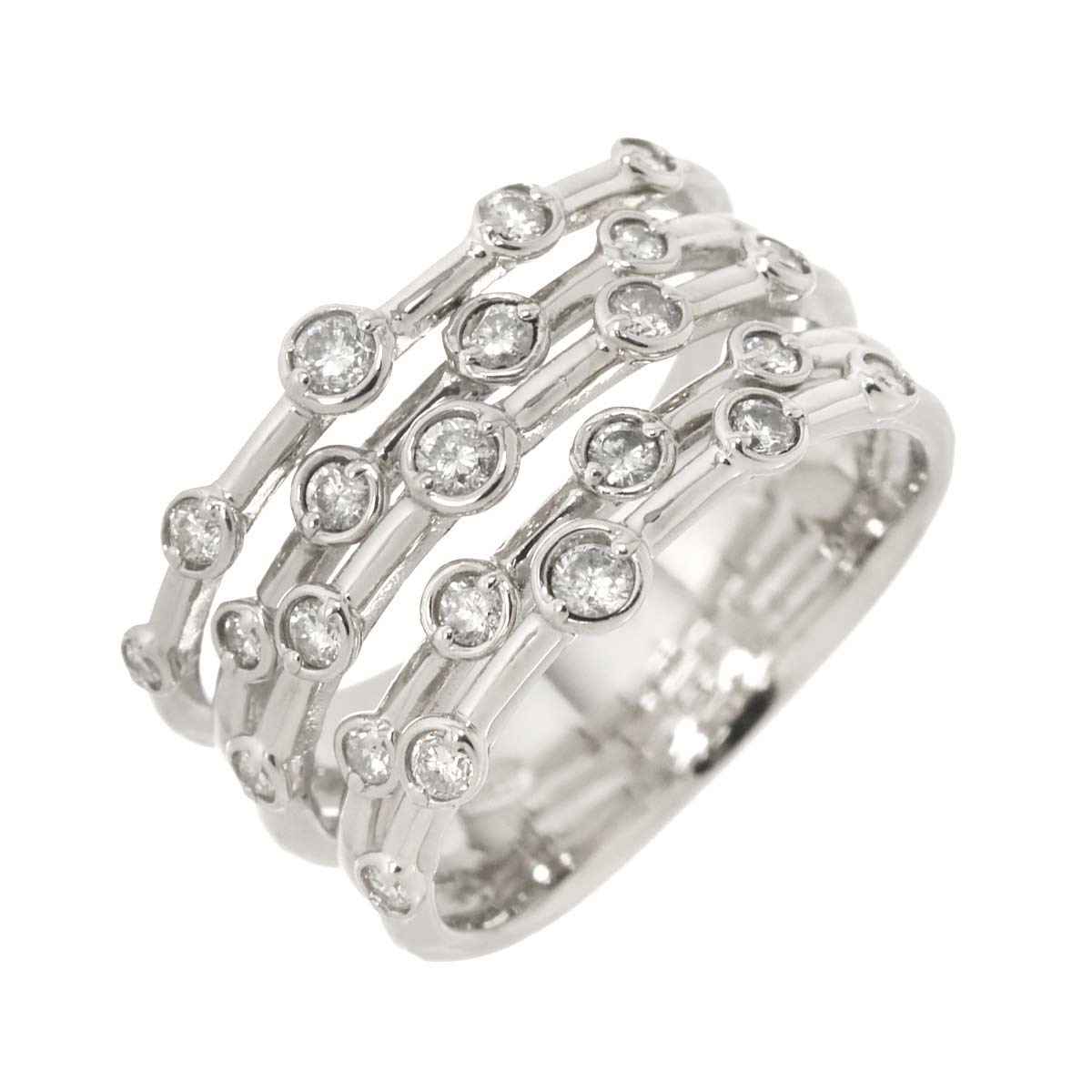Diamond 0.50ct Ring Pt Platinum size5.5-5.75(US)