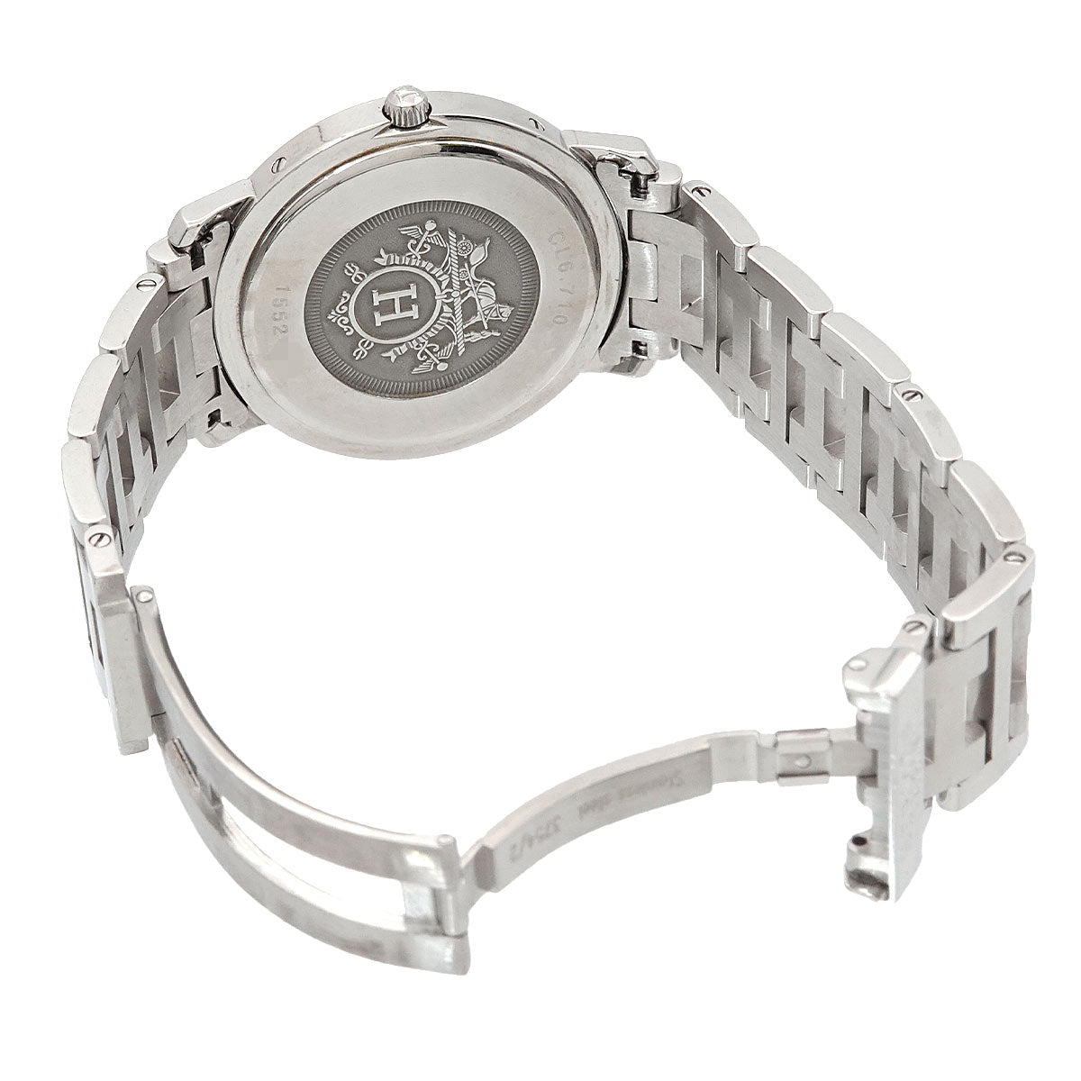 Clipper CL6 710 Quartz White Dial Date Mens Watch