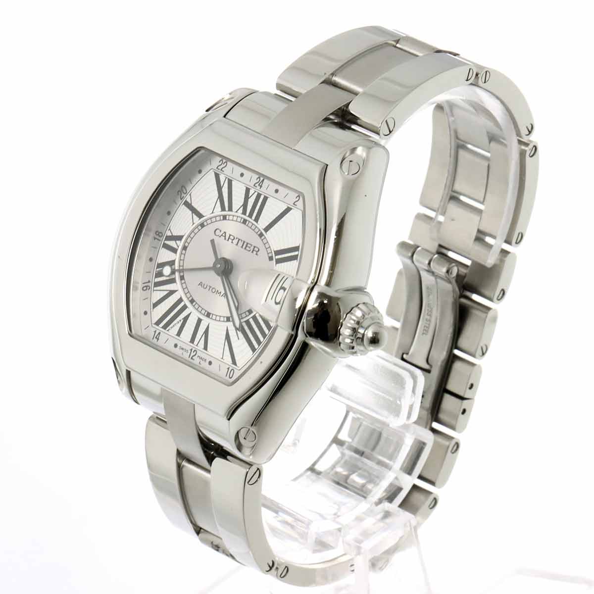 Roadster GMT W62032X6 Date Automatic Silver Dial Mens Watch